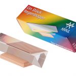 Das Prisma vor der regenbogenbunten Schachtel von Ein Stück Regenbogen