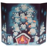 Der Sternen-Adventkalender mit geöffneten Türchen