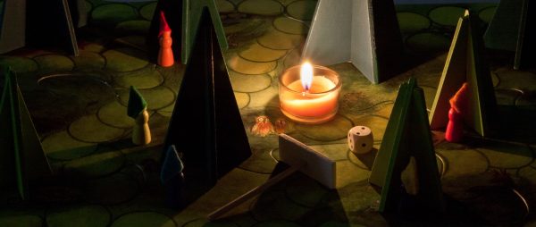 Das Spielbrett vom Waldschattenspiel