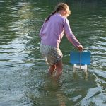 Das Segelschiff Kári startet