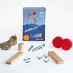 Die Teile des Seilflitzers