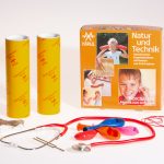 Die Teile des Experimentierkastens Horchkiste