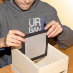 Die Camera Obscura wird zusammengebaut