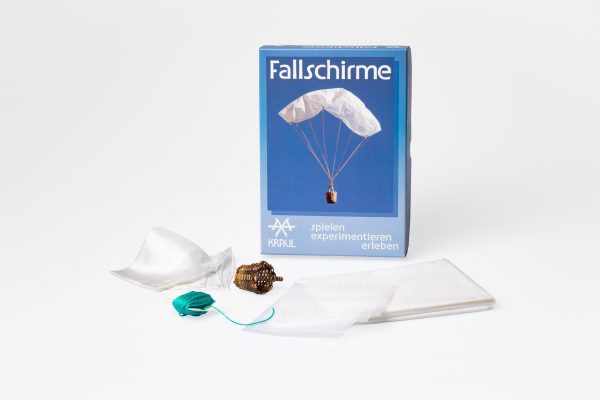 Der Inhalt des Experimentierkasten Fallschirme