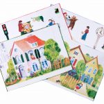 Der Aussschneidebogen Haus und Spiel